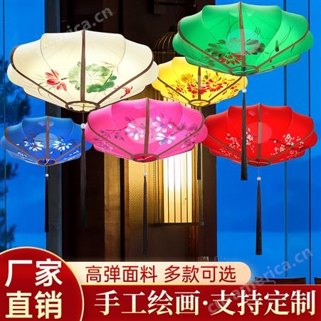 LED灯笼 步行街景观灯 节日春节照明用 启盛供应 亚克力材质